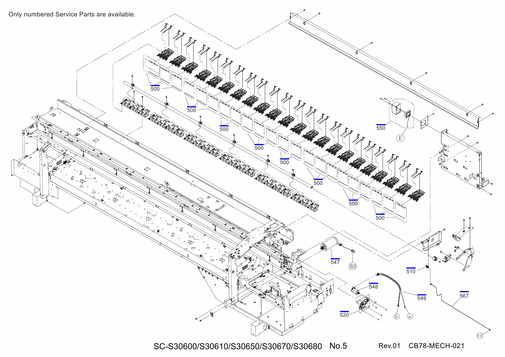 EPSON SureColor S30600 S30610 S30650 S30670 S30680 Parts Manual-6